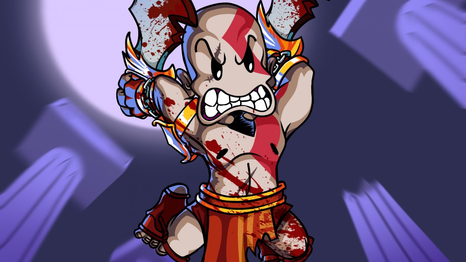 Il demake di God of War ci riporta nell'antica Grecia, ma a 8-bit