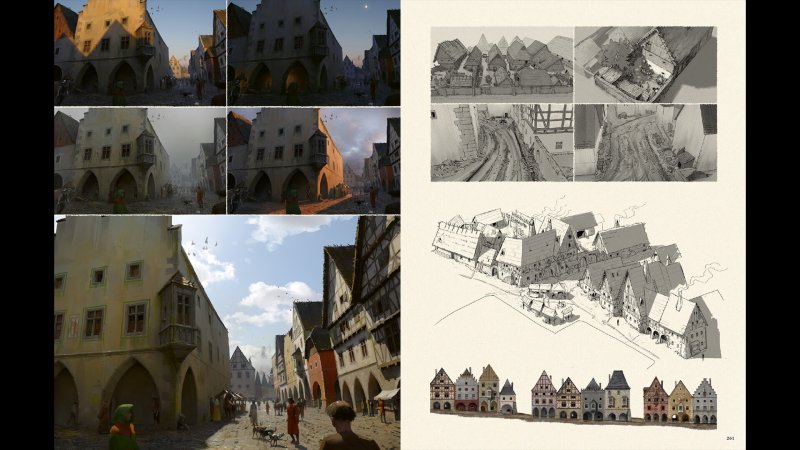 Una delle pagine dell'artbook