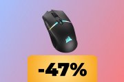 Il mouse wireless Corsair NIGHTSABRE è in sconto su Amazon al minimo storico
