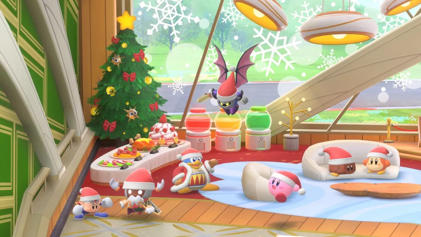 Kirby Air Riders dà il via oggi a un evento natalizio