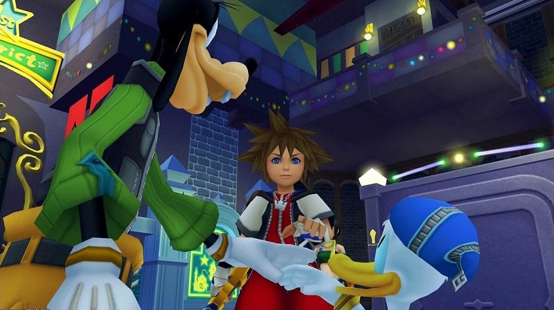 I lavori sulla versione 1.5 HD REMIX di Kingdom Hearts furono lunghi e complessi per la mancanza dei dati originali