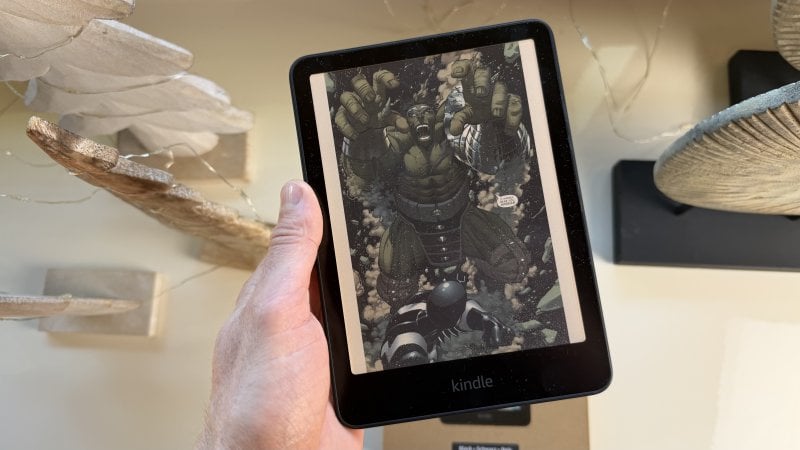 Il display a colori dà il meglio di sé coi fumetti