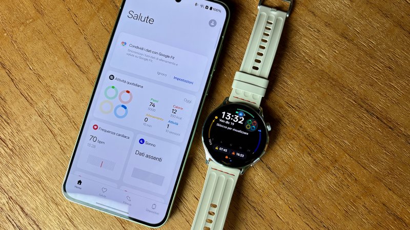 OnePlus Watch Lite si gestisce tramite l'app OHealth