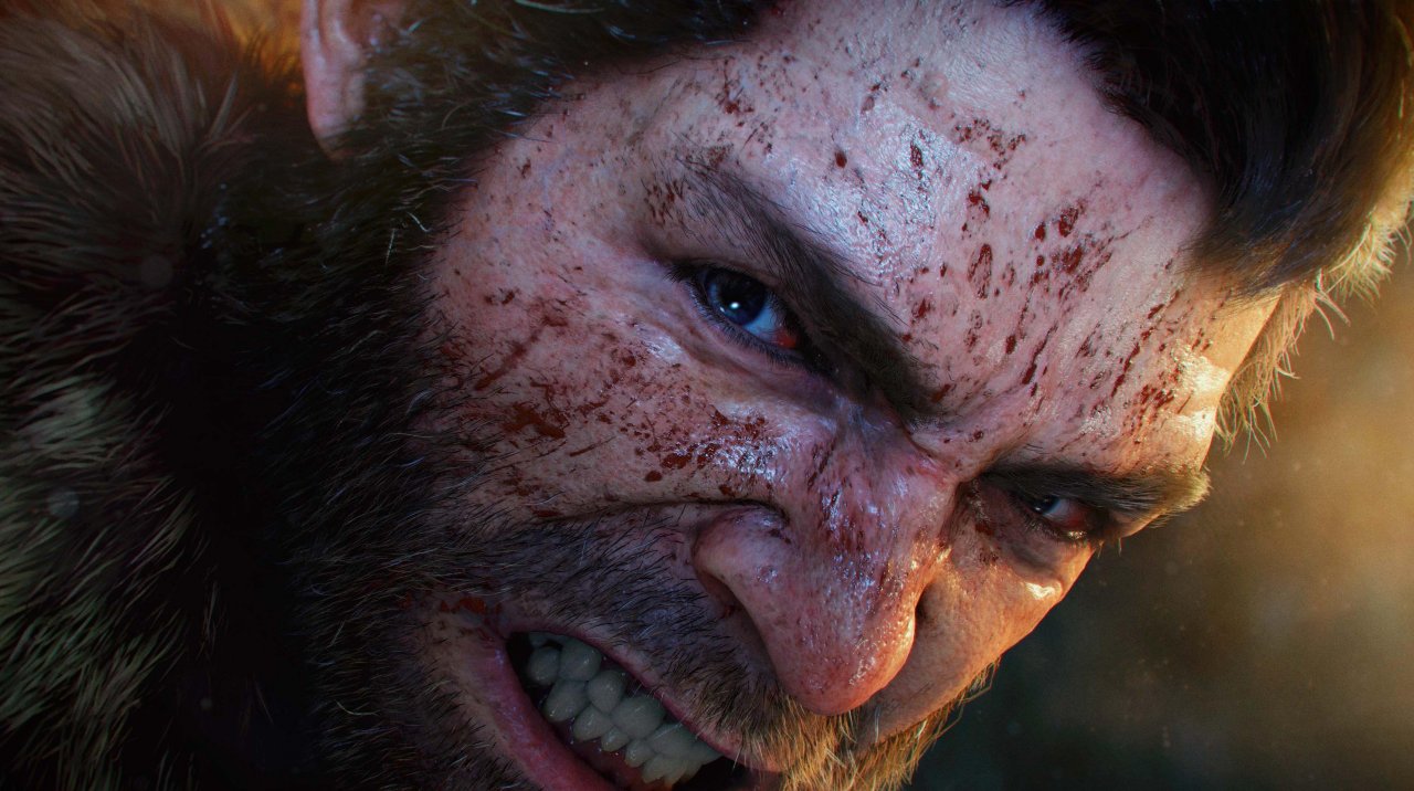 Schermata di gioco con il personaggio Wolverine in ambiente cupo, commenti di utenti critici sullo sfondo