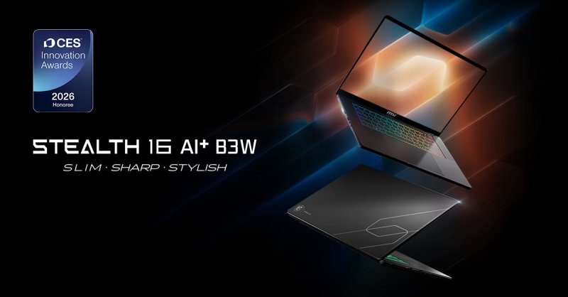 Stealth 16 AI+ torna protagonista tra i laptop da gaming ultrasottili