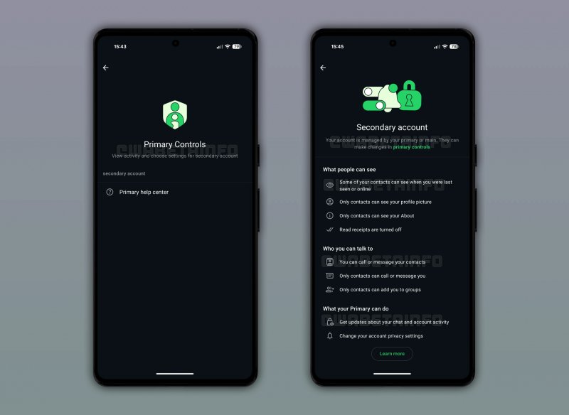 Account secondari su WhatsApp | Fonte: WABetaInfo