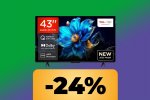 La Smart TV TCL QLED 4K da 43' è in sconto su Amazon al minimo storico - Notizia