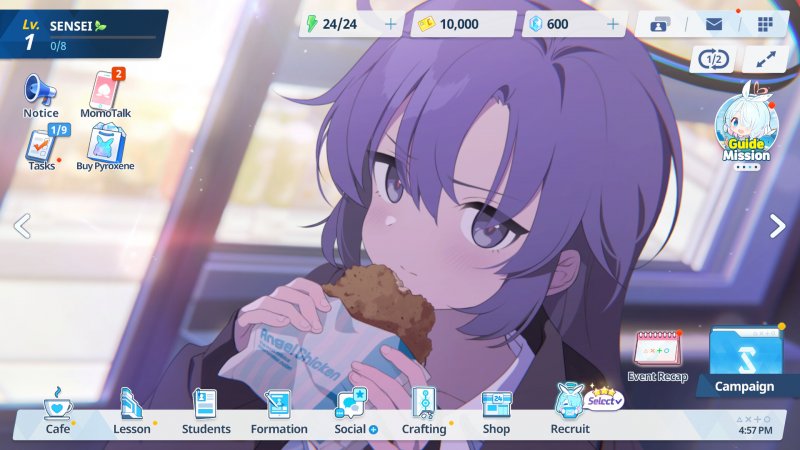 Blue Archive è disegnato a mano