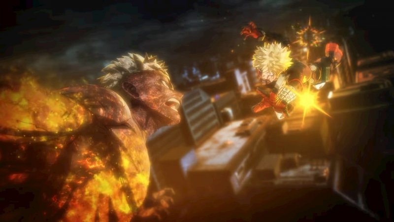 Il segmento testato si focalizzava su Bakugo contro All For One