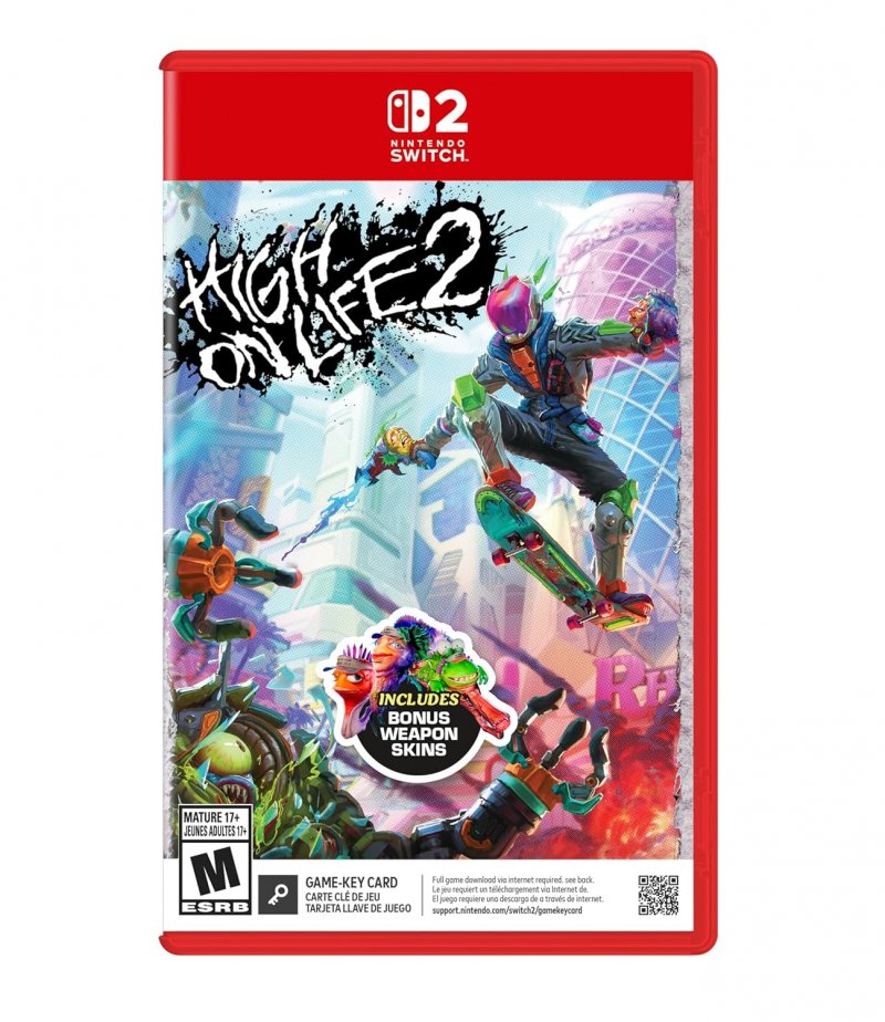 Il packshot della versione Nintendo Switch 2 di High on Life 2