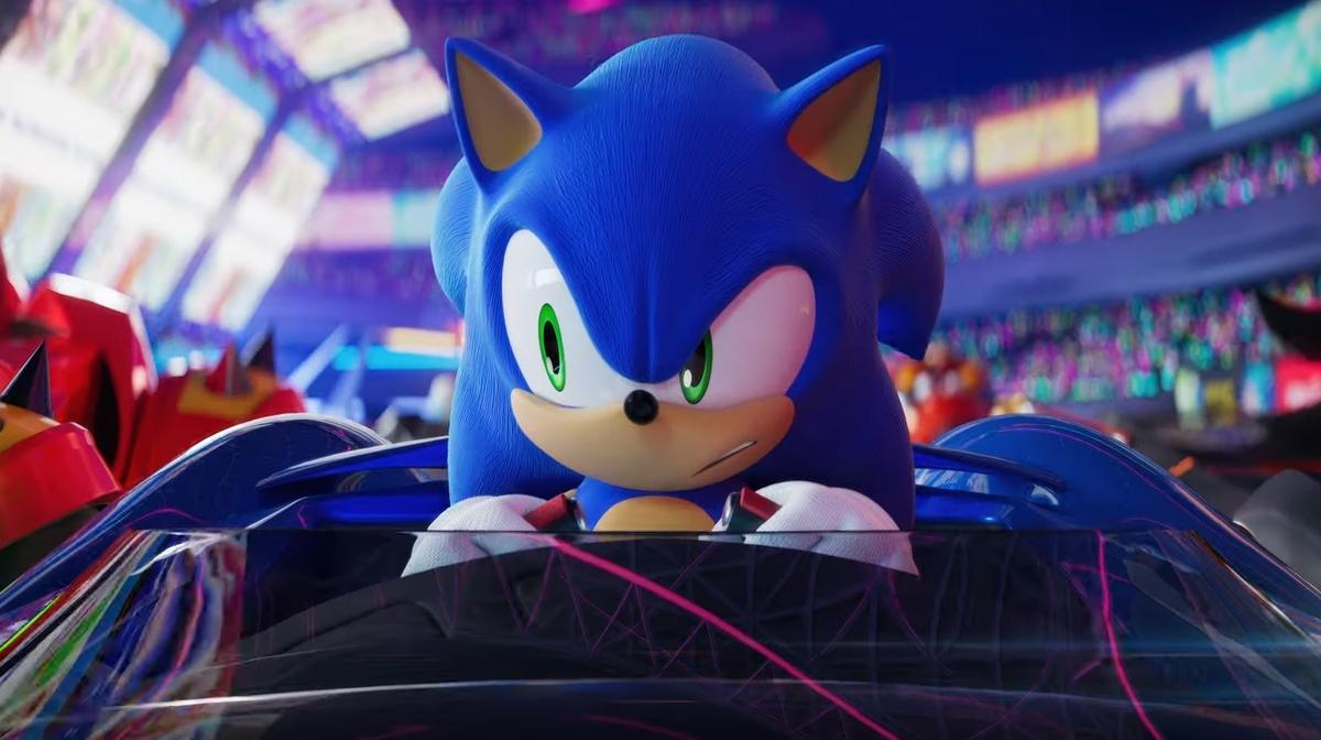 Sonic in Sonic Racing: CrossWorlds