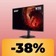Il monitor Acer Nitro FHD IPS da 23,8" e 200 Hz è in sconto su Amazon al minimo storico