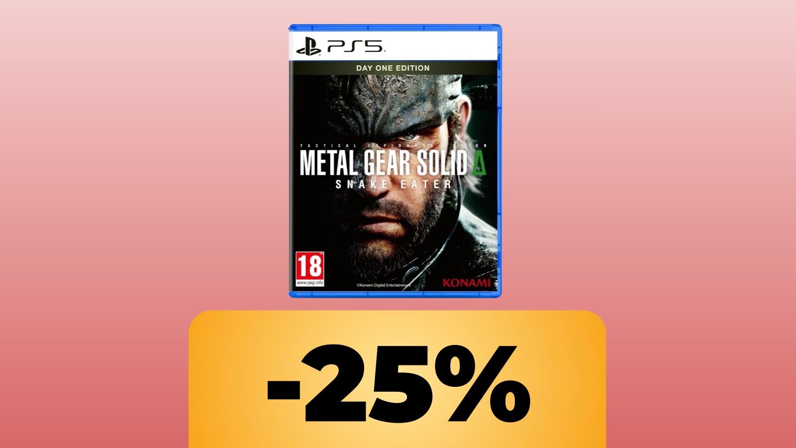 Metal Gear Solid Delta: Snake Eater è in offerta su Amazon: il prezzo cala fino al suo minimo storico