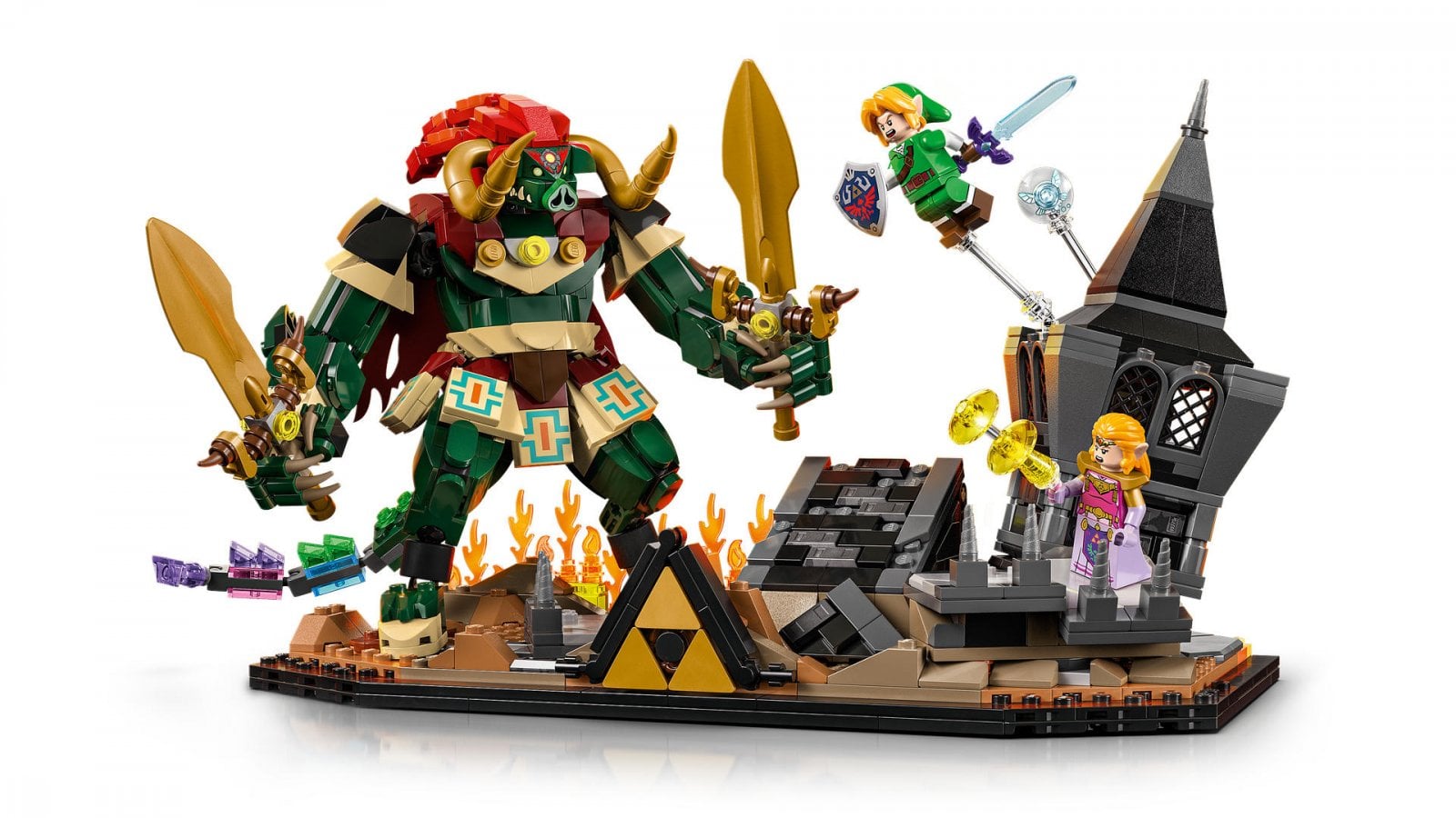 Un'immagine del set LEGO The Legend of Zelda: Ocarina of Time – La Battaglia Finale