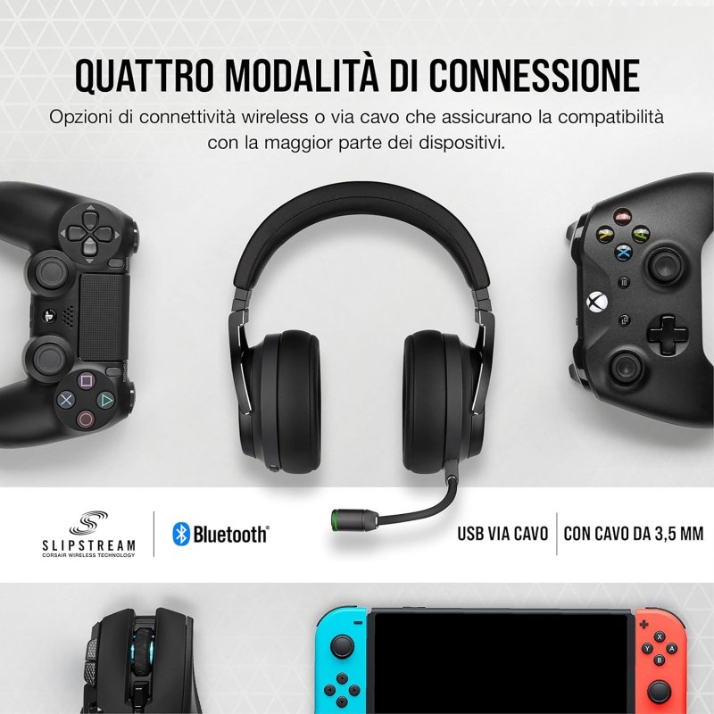 Diverse modalità di connessione in base alle piattaforme