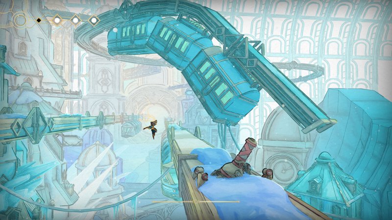 Colori tenui e tratto delicatissimo, vi innamorerete degli acquerelli in movimento offerti da MIO: Memories in Orbit