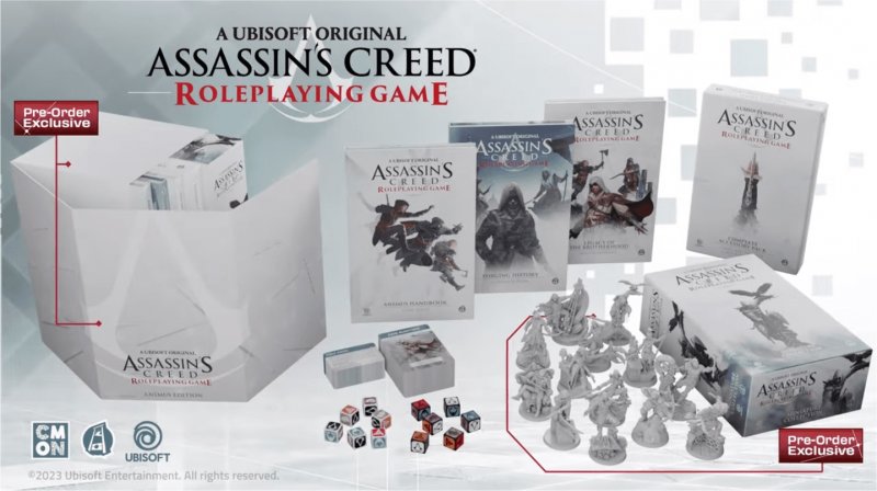 Lo schermo dell'Interprete e le varie statuette rimangono, purtroppo, esclusive del Pre-Order di CMON