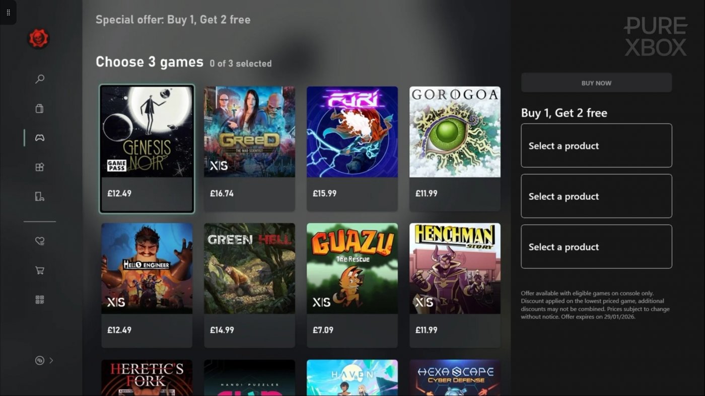 Xbox consente di acquistare tre giochi al prezzo di uno con una nuova ...