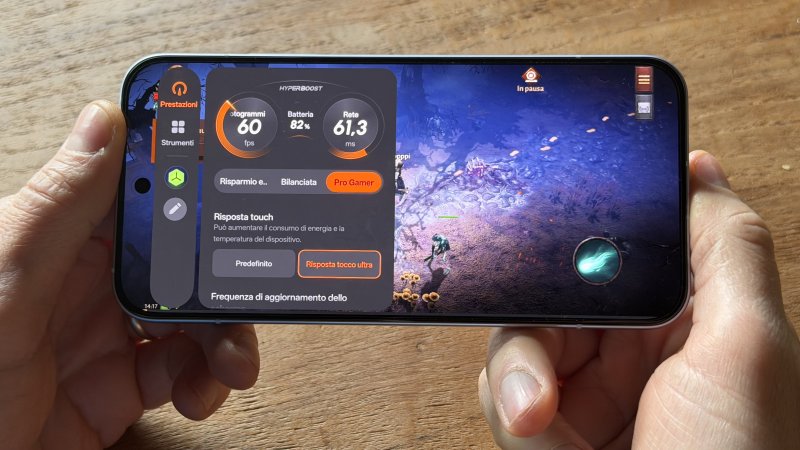 Ovviamente c'è una modalità dedicata al gaming per ottimizzare le prestazioni
