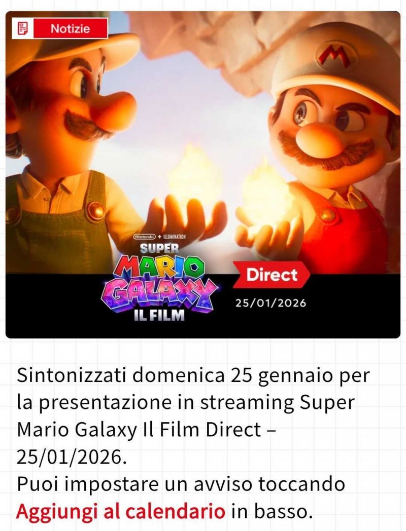 Super Mario Galaxy - Il Film