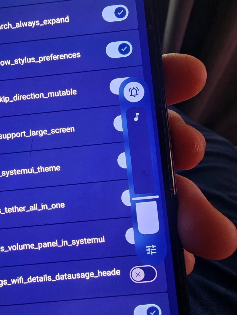 La barra del volume (Fonte: RKBDI)