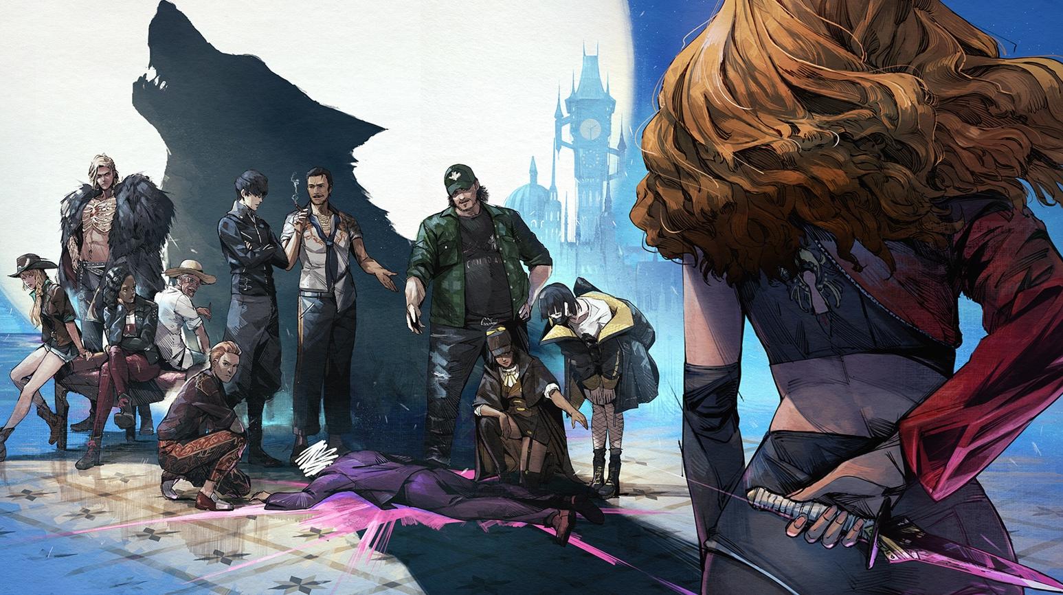 Un artwork con vari personaggi di Killer Inn