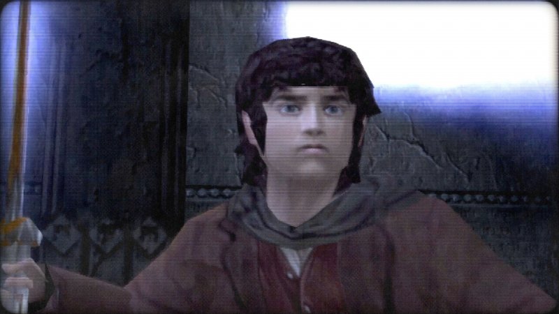 Il Frodo Baggins di Elijah Wood in Le Due Torri