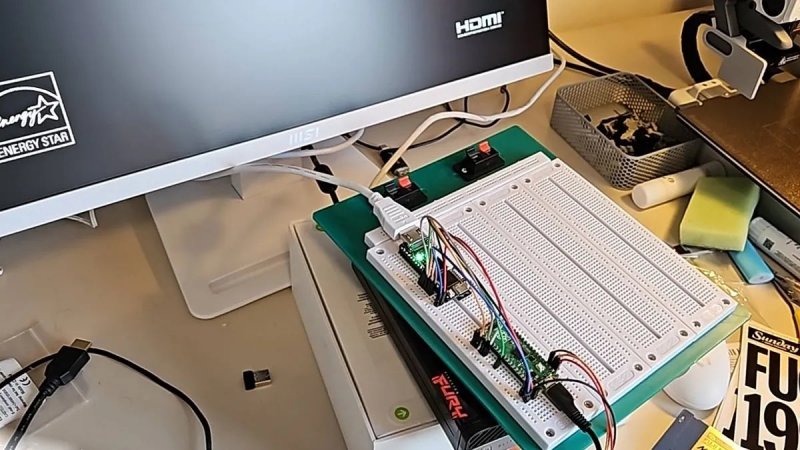 Una foto del MiniST in lavorazione da Dennis Shaw