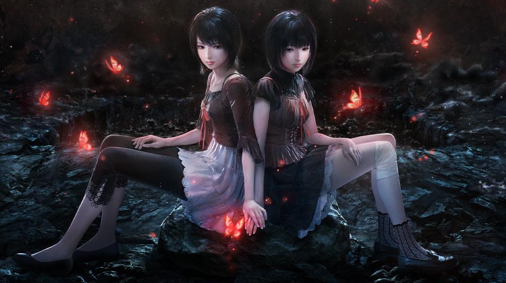 Due personaggi di  Fatal Frame II: Crimson Butterfly Remake