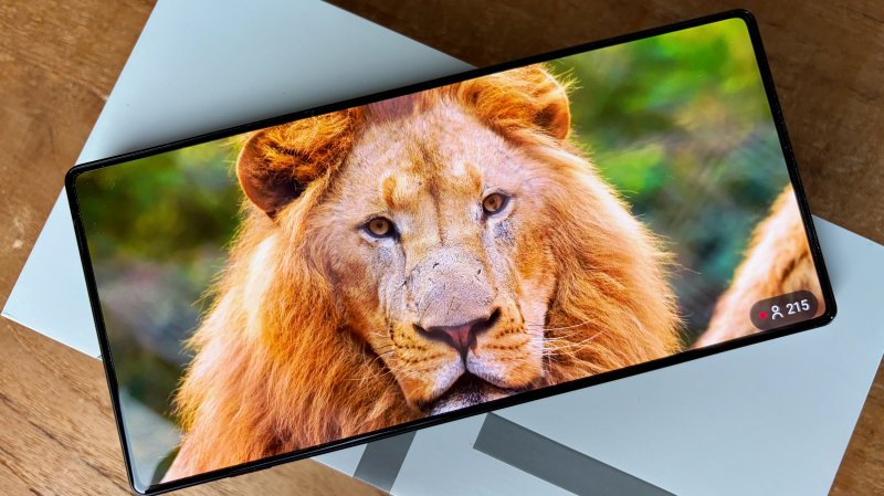 Il display di REDMAGIC 11 Air è di ottima qualità, col vantaggio di essere completamente pulito