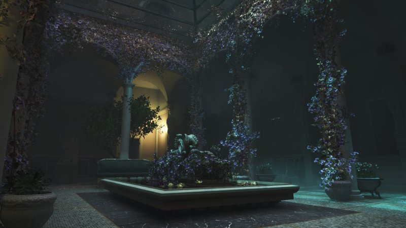 Il giardino interno di villa Alighieri nasconde dei misteri