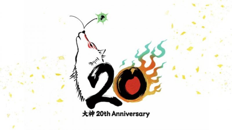 Il logo del ventesimo anniversario di Okami