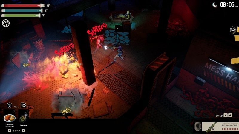 Alcuni nemici si confondono con lo scenario, rendendo l'esplorazione ancor più carica di tensione