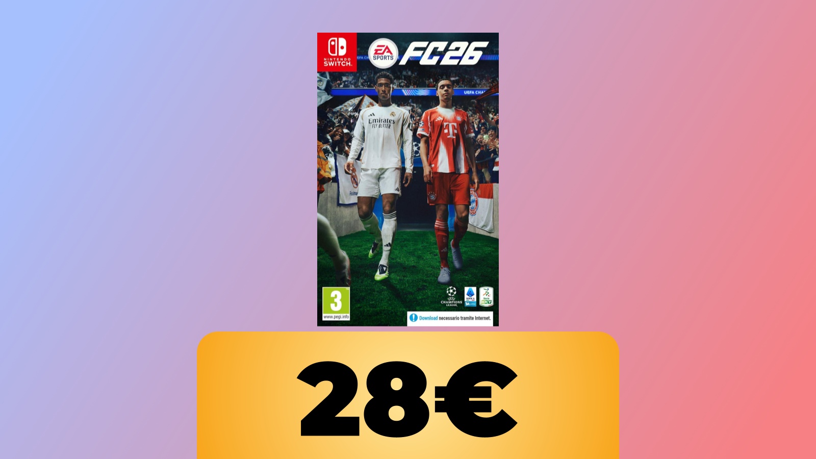 EA Sports FC 26 per Nintendo Switch è in sconto su Amazon al minimo storico