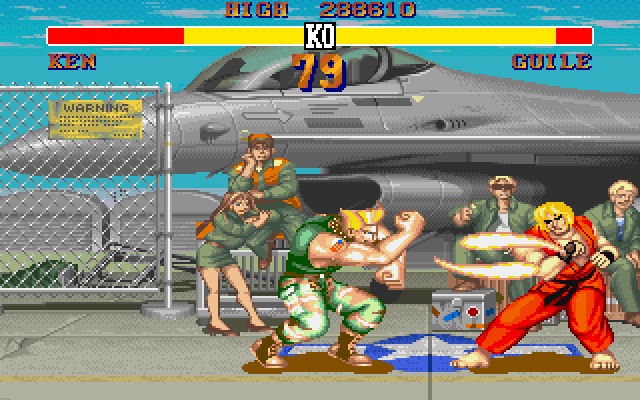 Guile contro Ken era praticamente un derby