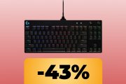 La tastiera da gaming Logitech G Pro è scontatissima su Amazon: acquistala (quasi) al suo minimo storico
