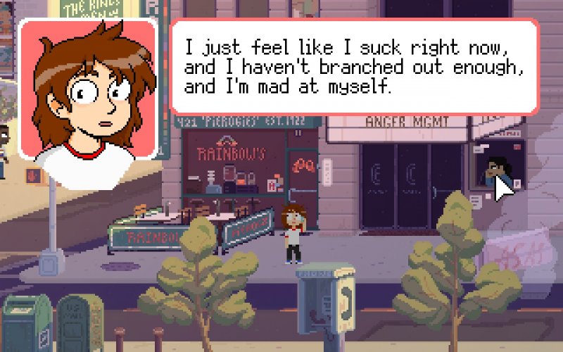 La mappa esplorabile è un singolo quartiere e poco altro, ma la densità di negozi, dormitori e attività dà bene l'impressione di essere in una grossa città