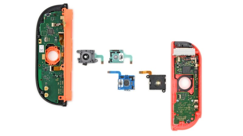 Interno di un Joy-Con Nintendo Switch