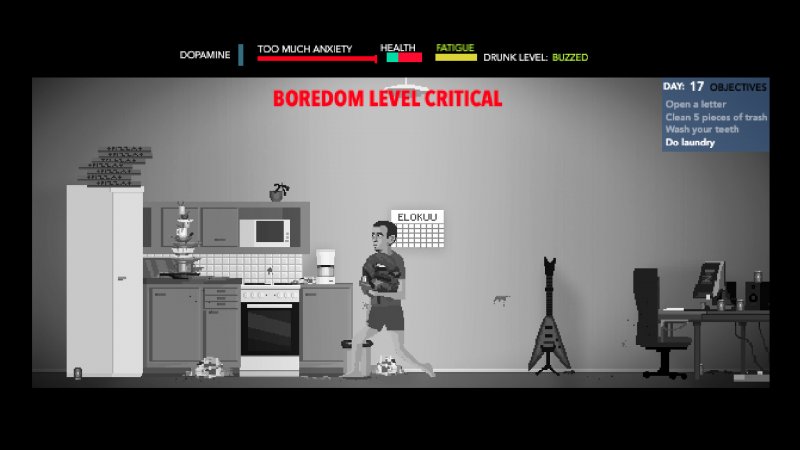 In Unemployment Simulator 2018 la noia può letteralmente uccidervi