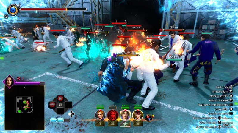 Le battaglie su larga scala delle missioni Ragazzaccio Drago sono il campo di applicazione perfetto per lo stile Ryukyu in Yakuza Kiwami 3 & Dark Ties