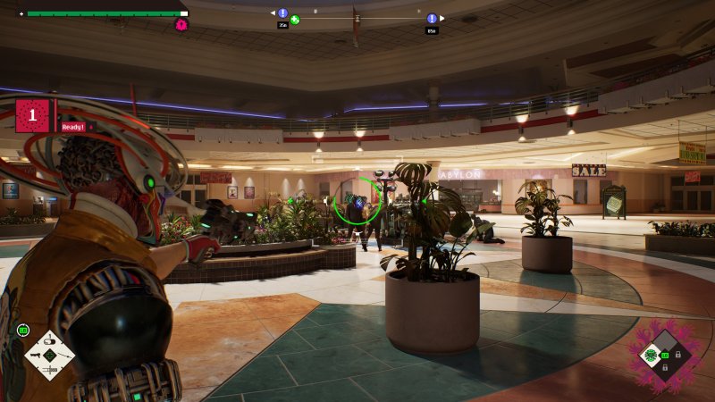 Uno degli stage di Romeo is a Dead Man è un centro commerciale in stile Dead Rising