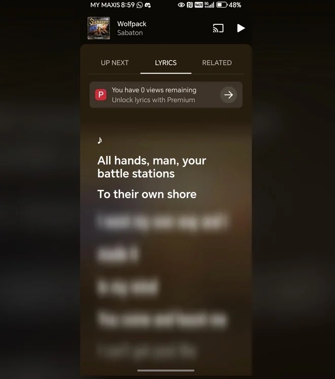 Le limitazioni di YouTube Music