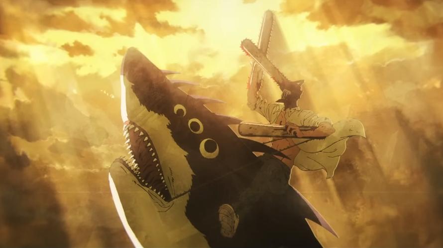 Una scena di Chainsaw Man