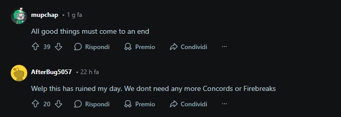 Ulteriori commenti all'amministratore delegato