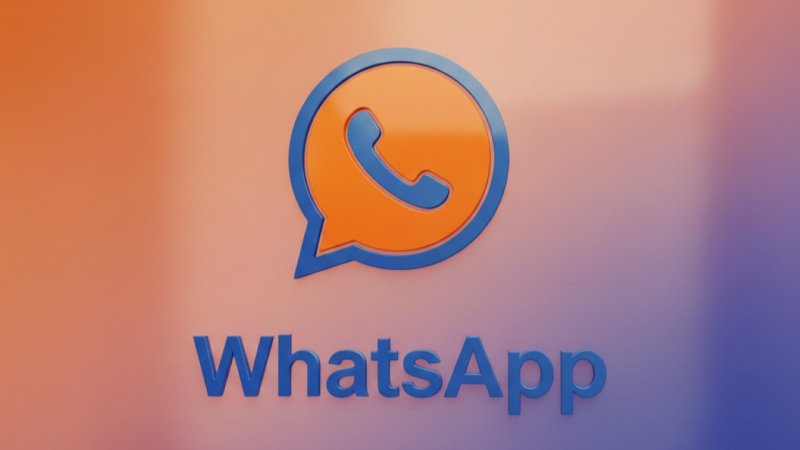 Whatsapp Logo Arancio