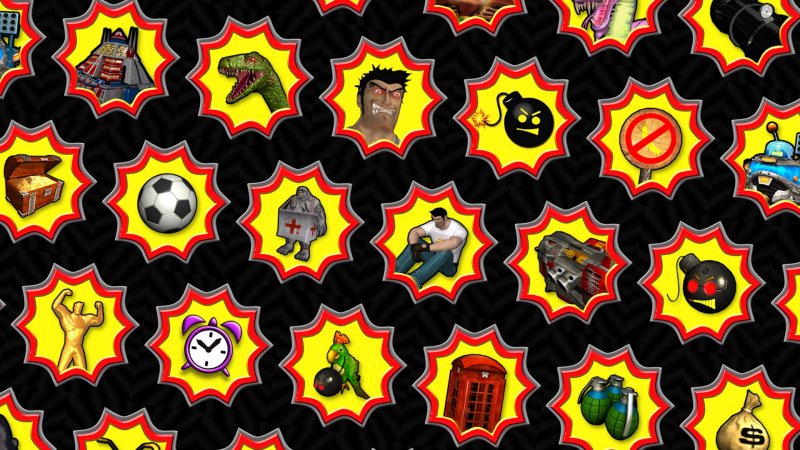 Le icone degli obiettivi Steam di Serious Sam 2