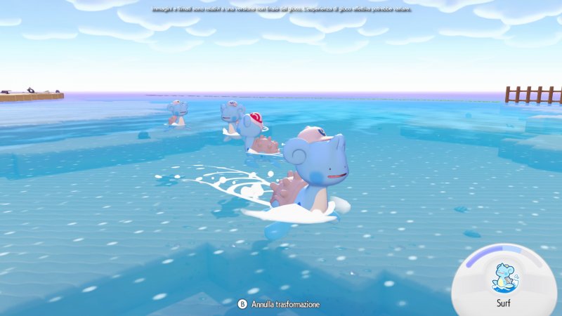 Quanto è bello Ditto trasformato in Lapras?