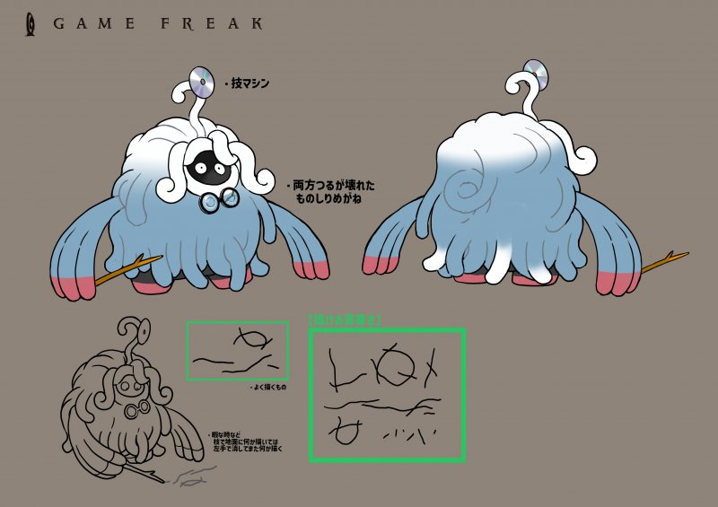 Un bozzetto del Professor Tangrowth