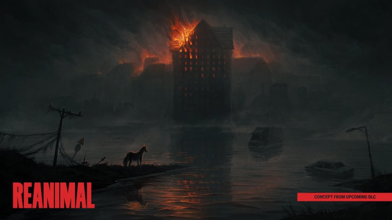 Una concept art della prima espansione di Reanimal