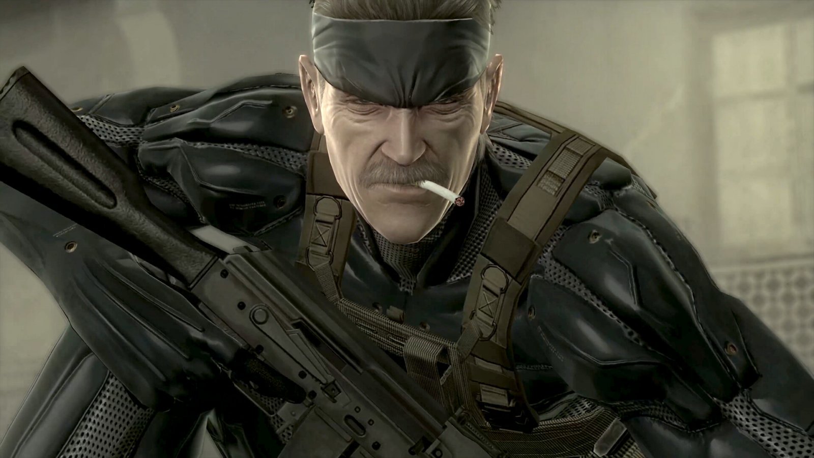 Old Snake in Metal Gear Solid 4: Guns of the Patriots